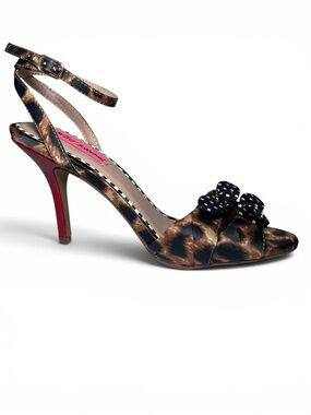 Betsey Johnson “Sweetie” Heels – Size 9 – New Without Box – Leopard & Polka Dot